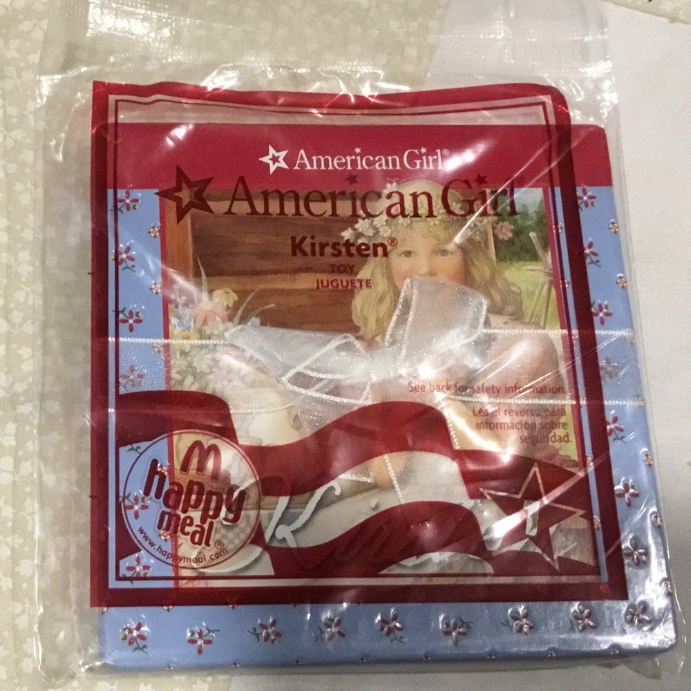 American Girl KIRSTEN, Paper Doll,McDonald's Happy Meal Toy…